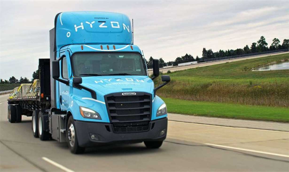 Camion hydrogène : feu vert pour Hyzon en Californie