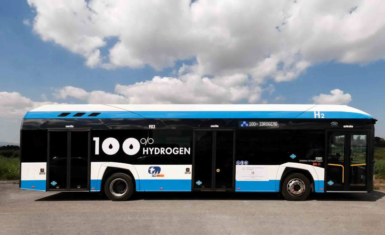 Rome mise 90 millions d'euros sur les bus &agrave; hydrog&egrave;ne