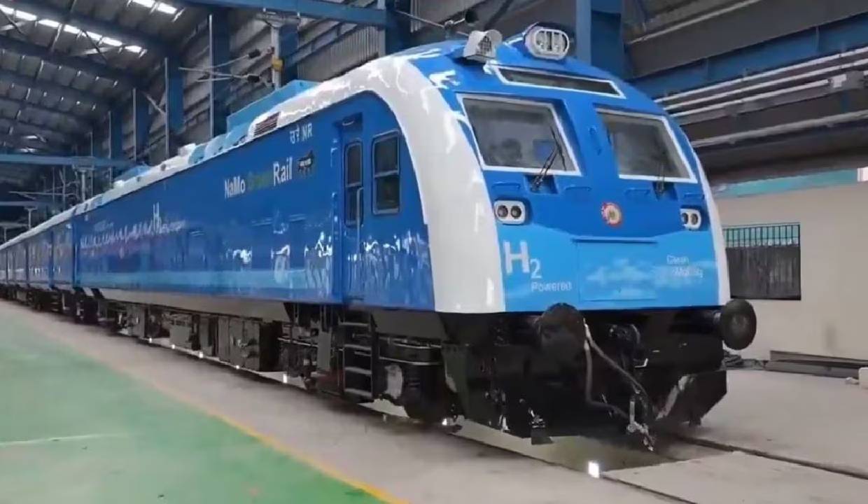 1 200 kW et 10 voituresâ¦ l'Inde pr&eacute;pare son premier train &agrave; hydrog&egrave;ne sous haute surveillance