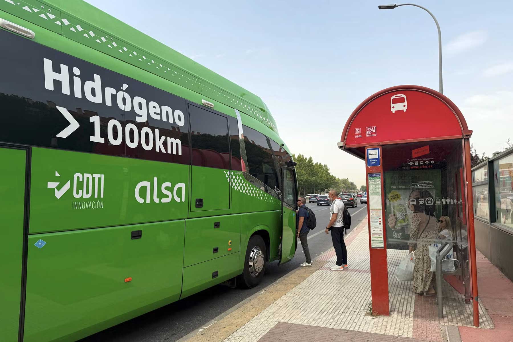 Plus de 1000 km d'autonomieâ¦ &eacute;quip&eacute; de la nouvelle pile Bosch, cet autocar hydrog&egrave;ne roule d&eacute;j&agrave; en Espagne