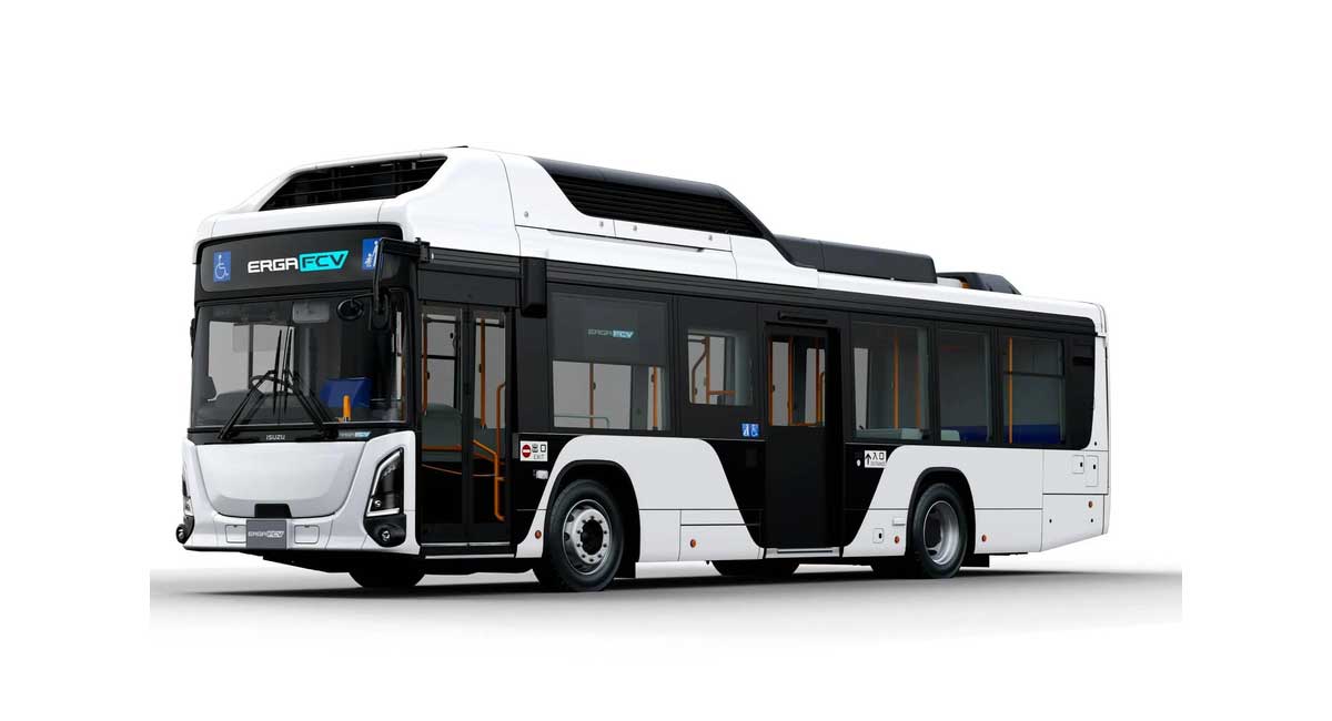 ERGA FCV : le bus à hydrogène d'Isuzu arrive en 2026
