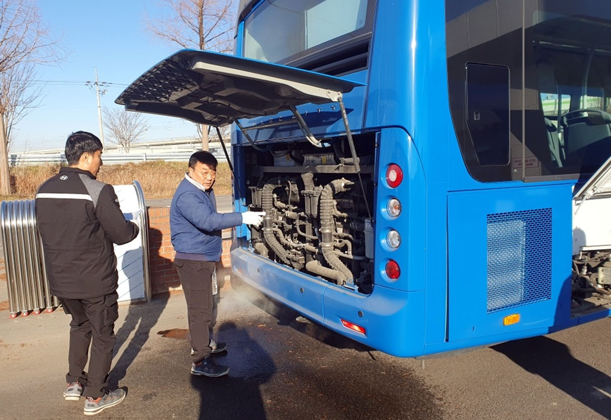 Dans cette ville de Corée, plus de 10 % des bus à hydrogène ont des problèmes de fuites