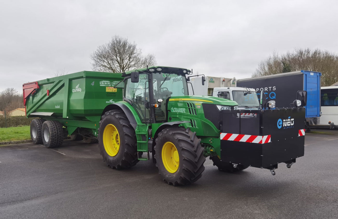 Rétrofit : un tracteur agricole à hydrogène pour Charier