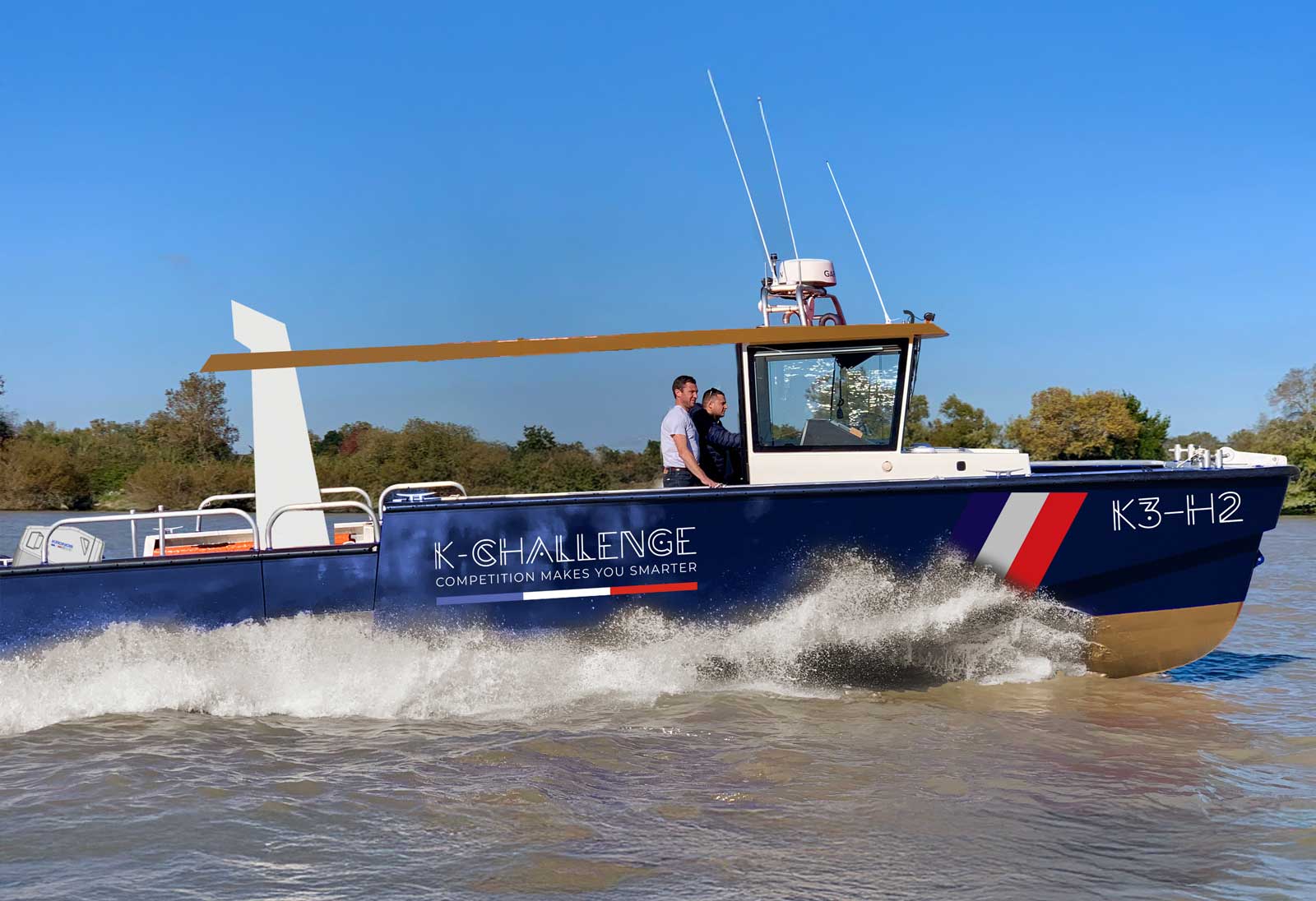 K-Challenge et Delavergne misent sur l'hydrog&egrave;ne pour le maritime professionnel