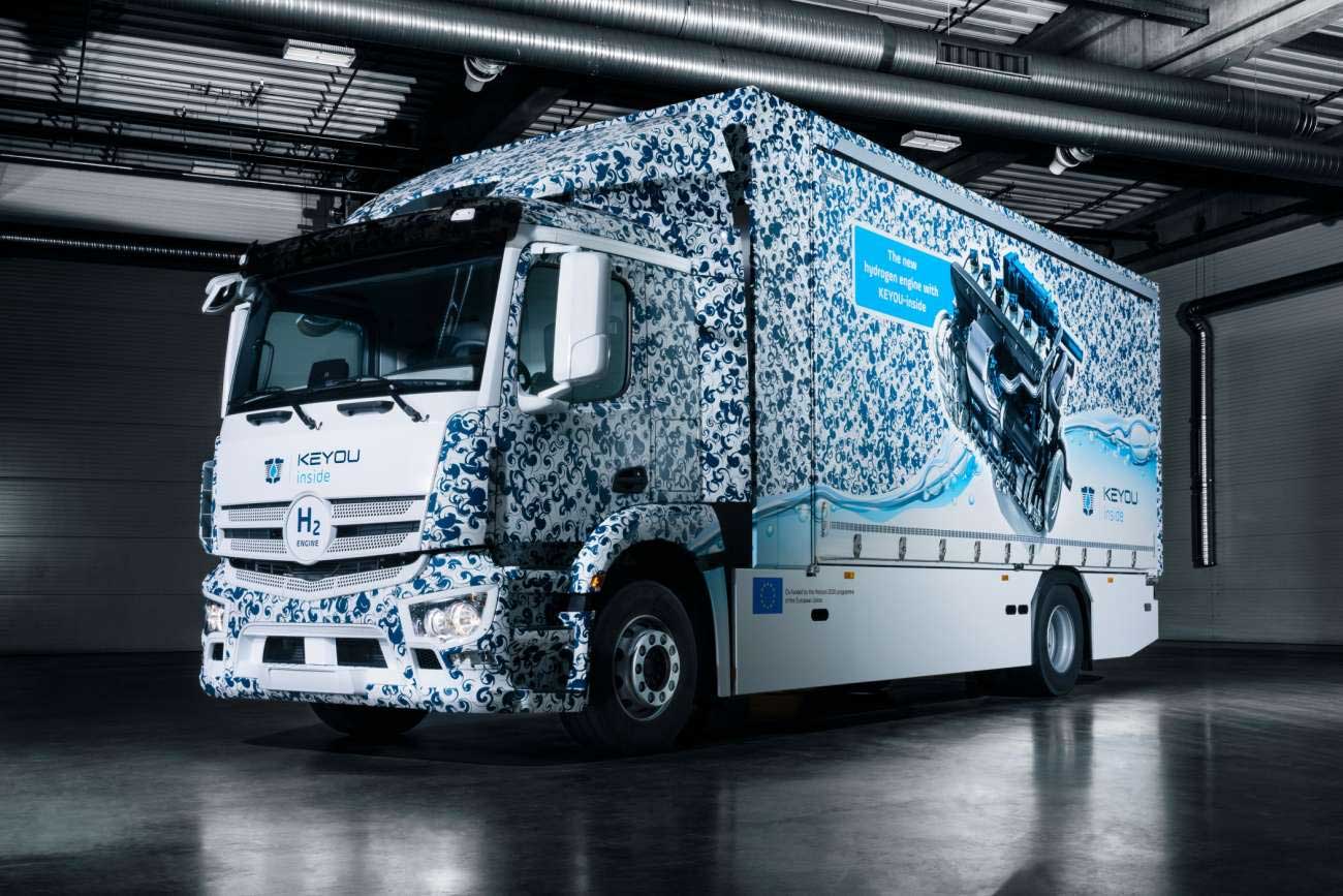 Après de gros retards, KEYOU déploie son premier camion 18 tonnes à moteur hydrogène