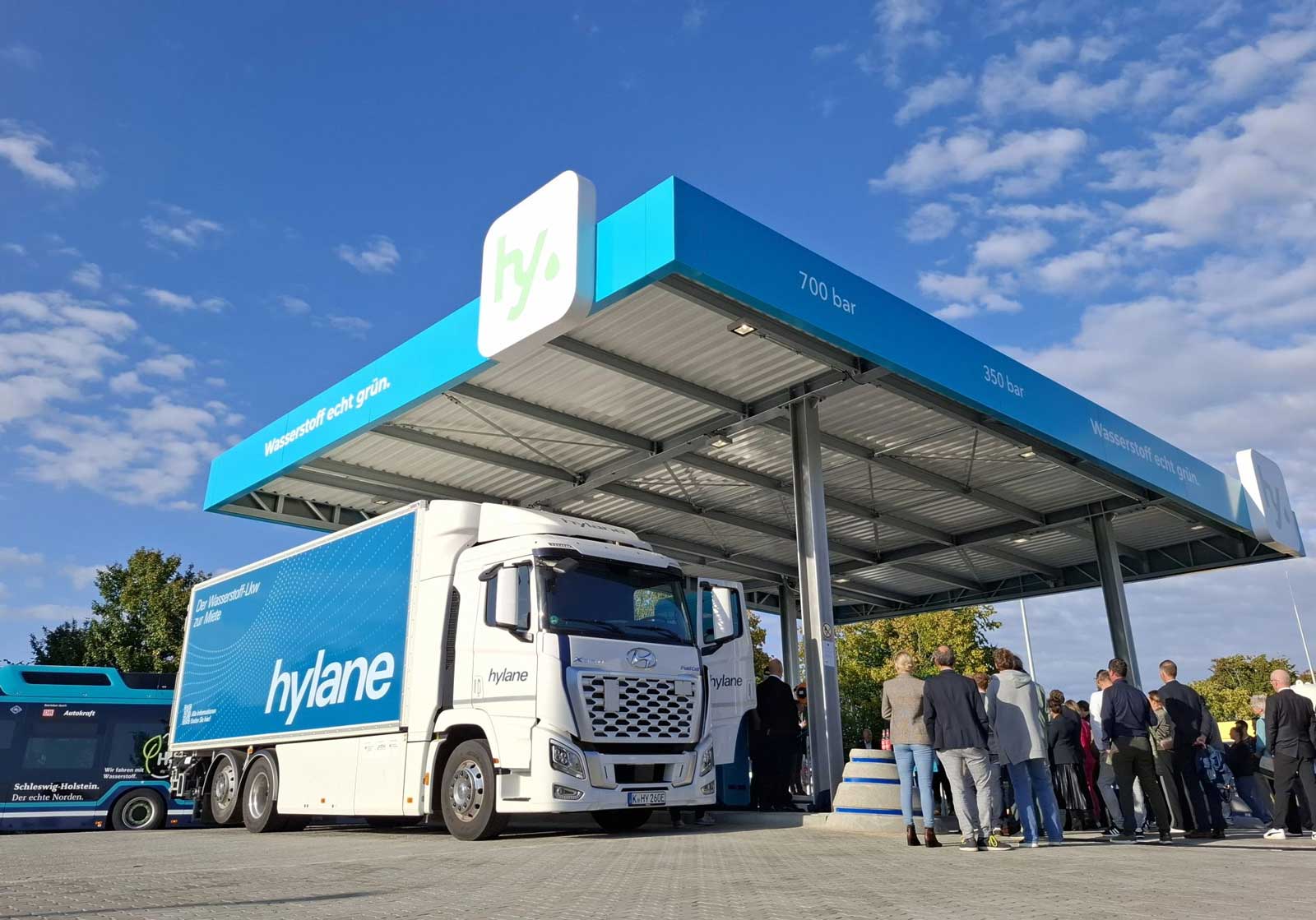 A Kiel, une première station publique d'hydrogène vert entre en service