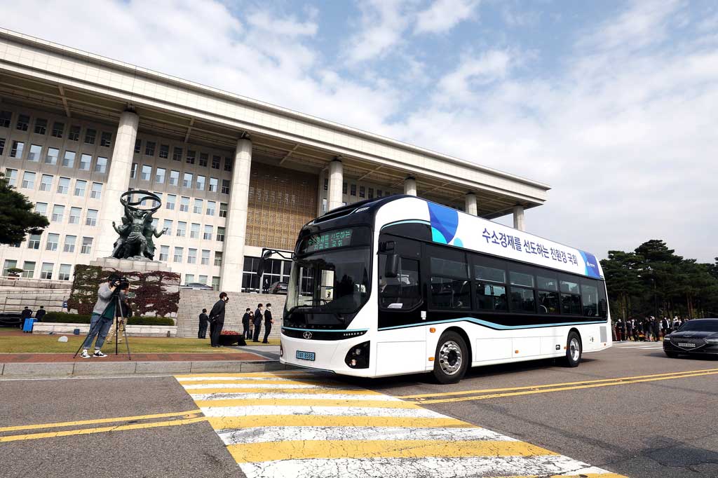 Un bus à hydrogène pour le Parlement sud-coréen