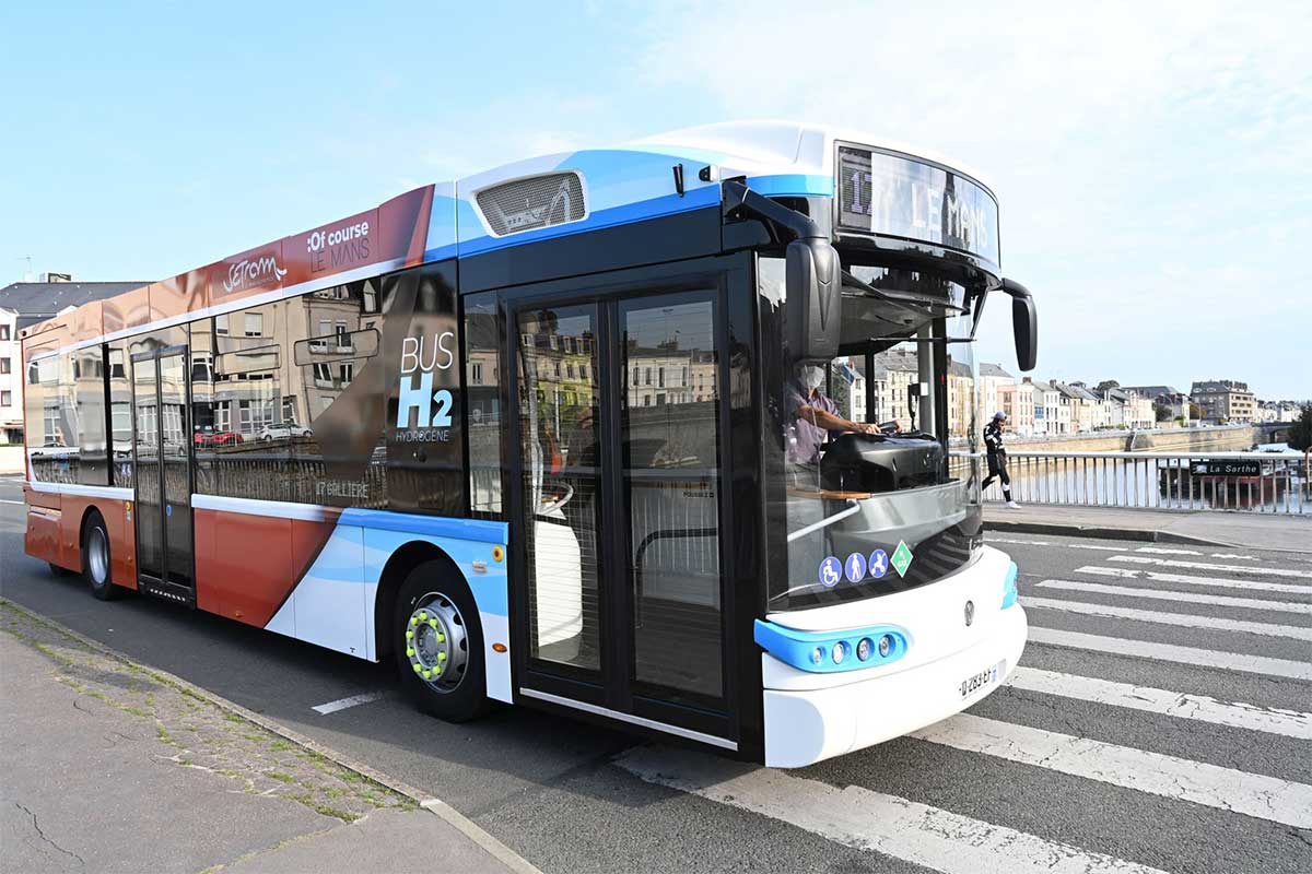 Le Mans Métropole met en service son premier bus à hydrogène