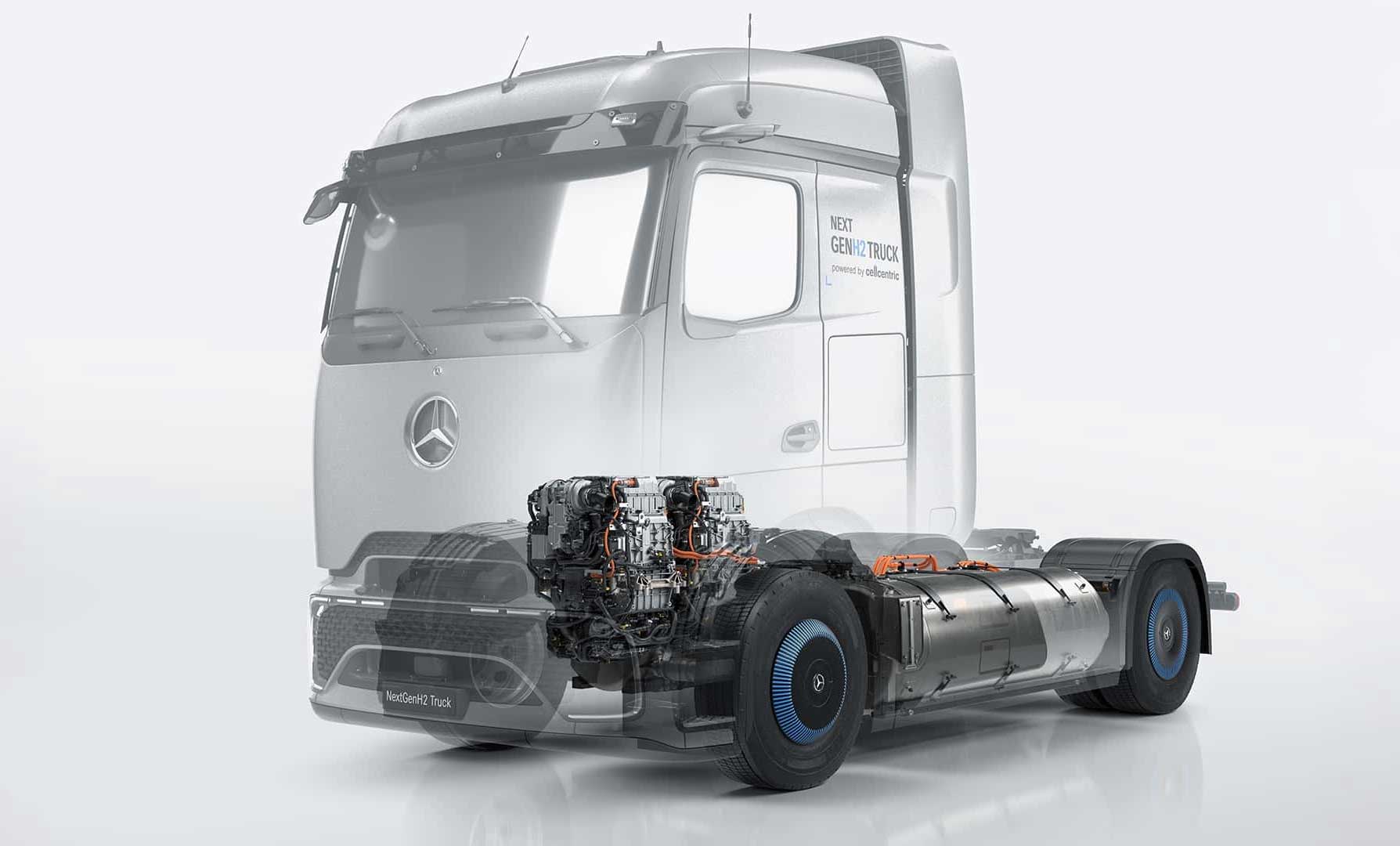 Mercedes pr&eacute;pare le d&eacute;ploiement de 100 nouveaux camions &agrave; hydrog&egrave;ne : la premi&egrave;re livraison est act&eacute;e