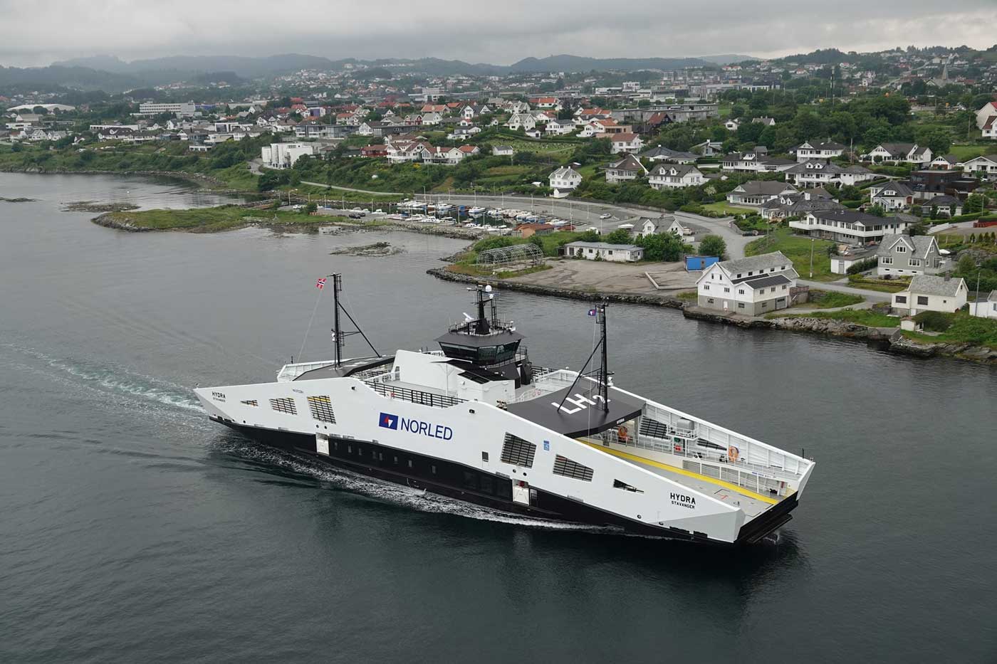 Le premier ferry à hydrogène liquide au monde a été livré