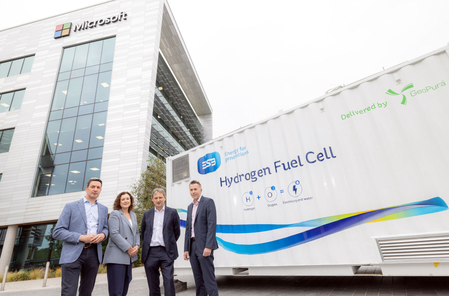 En Europe, Microsoft mise sur l'hydrogène vert pour alimenter ses serveurs