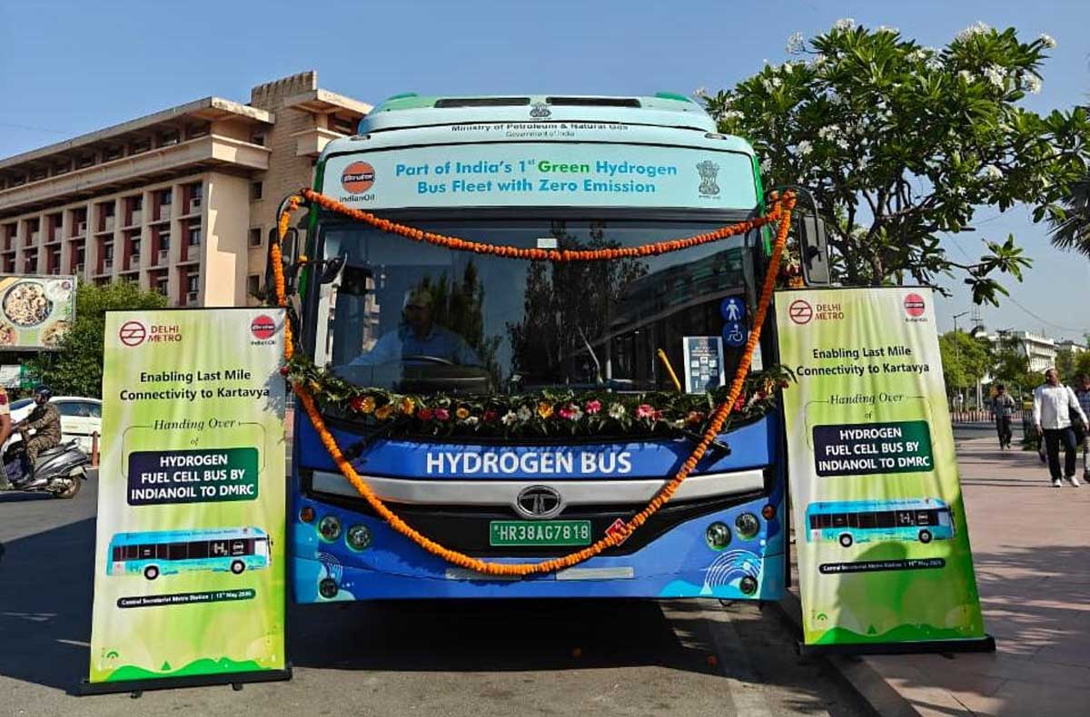 New Delhi lance ses premiers bus &agrave; hydrog&egrave;ne dans les transports publics