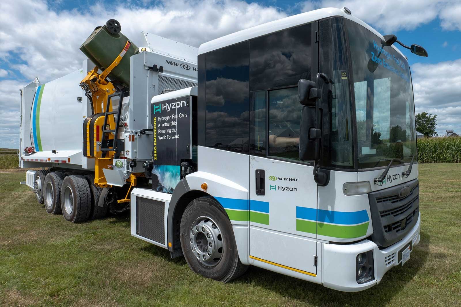 Benne à ordures hydrogène : Hyzon et New Way débutent leurs premiers tests clients