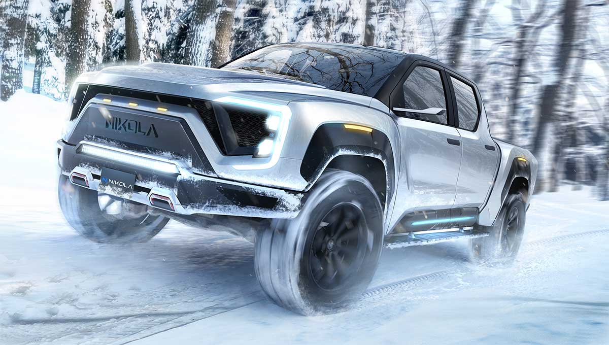 Nikola Motor révèle son premier pick-up à hydrogène