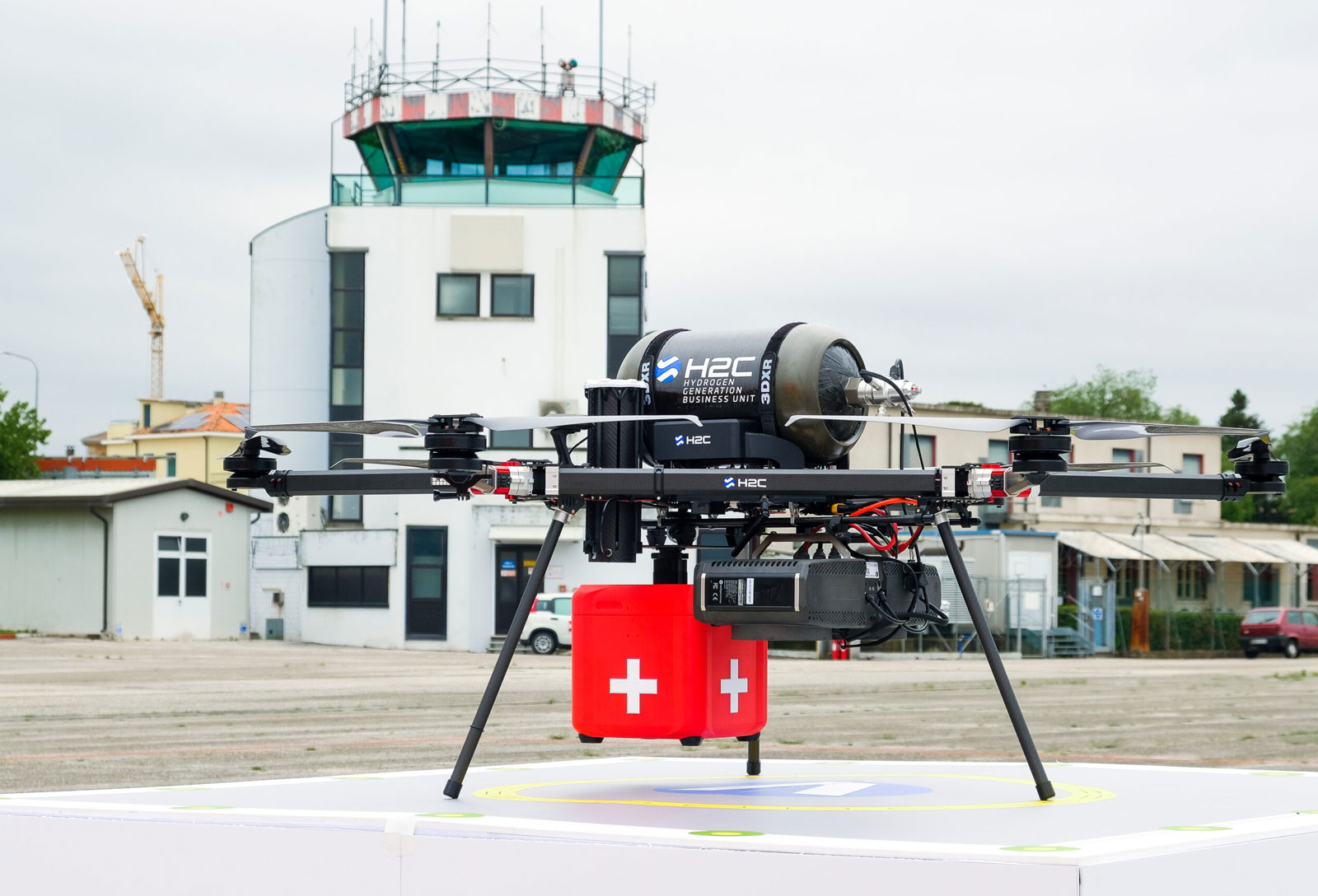 Hydrog&egrave;ne vert et &eacute;nergie solaire... l'Italie teste des drones m&eacute;dicaux nouvelle g&eacute;n&eacute;ration