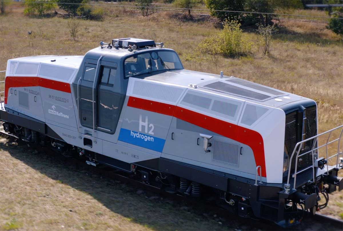 PESA présente sa première locomotive de manoeuvre à hydrogène