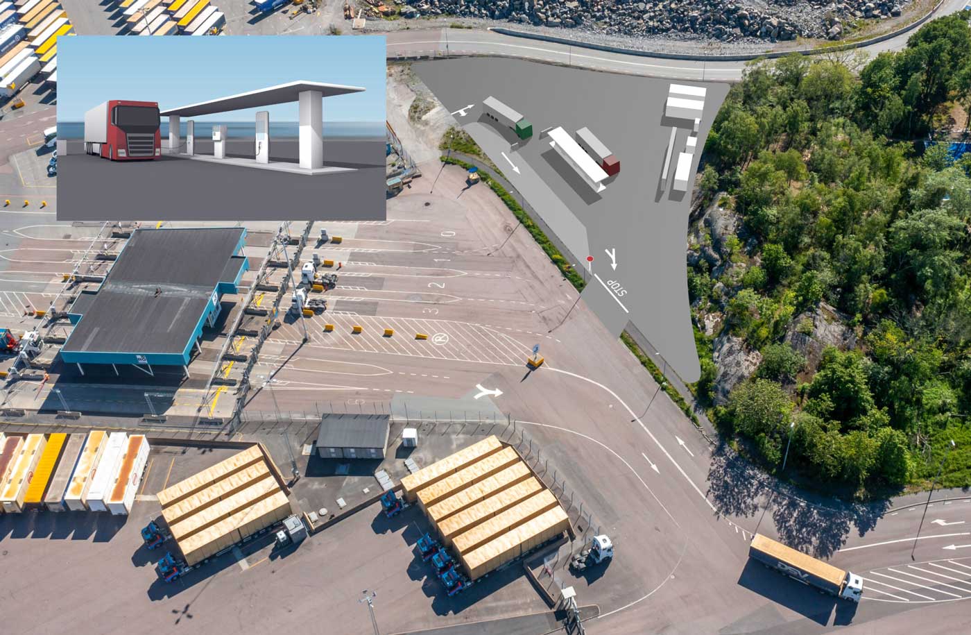 Suède : une station hydrogène pour le port de Goteborg