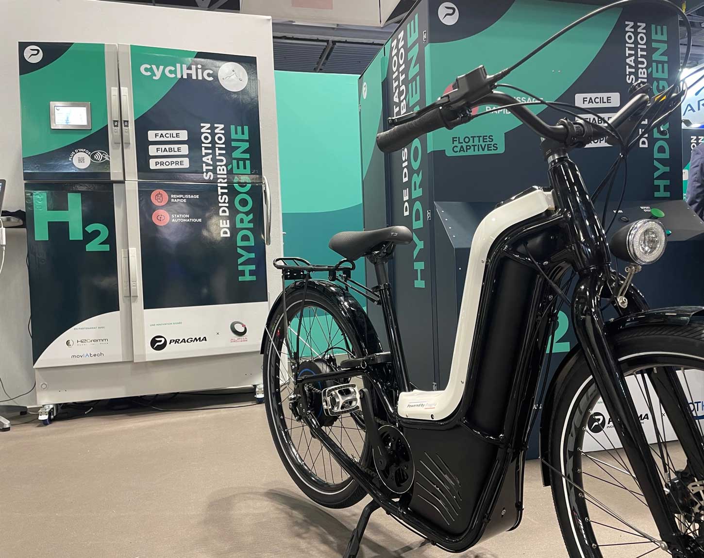 Vélo hydrogène : Pragma dégaine son offre de stations