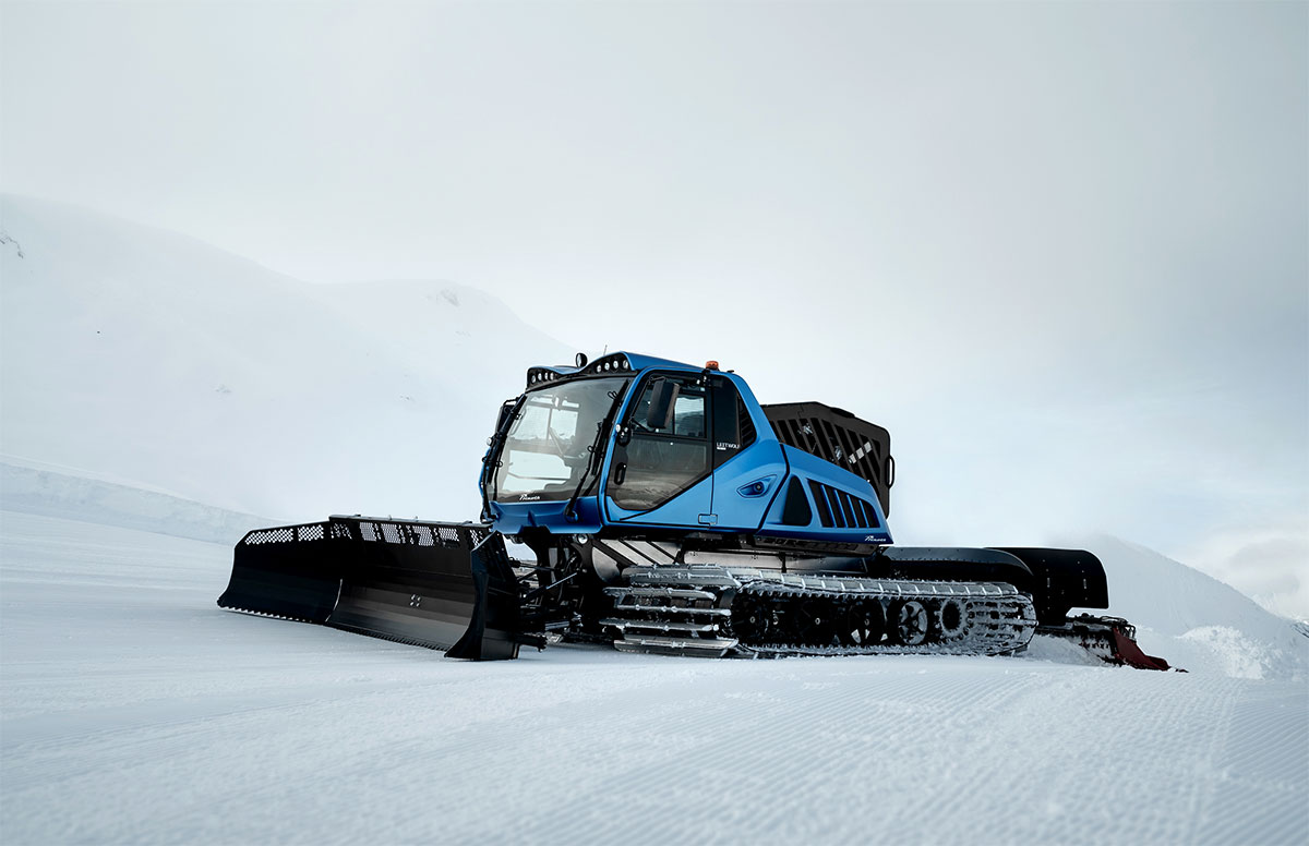 Prinoth révèle la première dameuse à hydrogène au monde