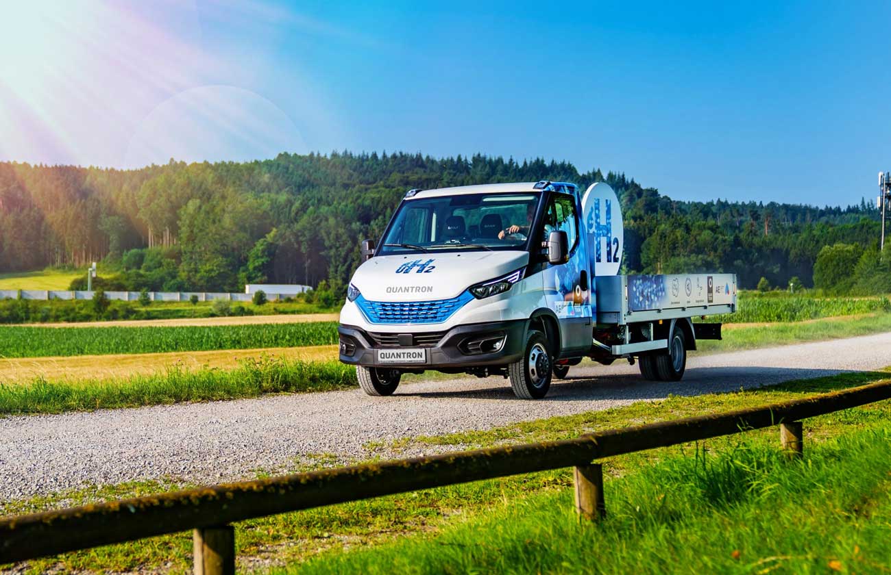 Quantron lance son Iveco Daily à hydrogène