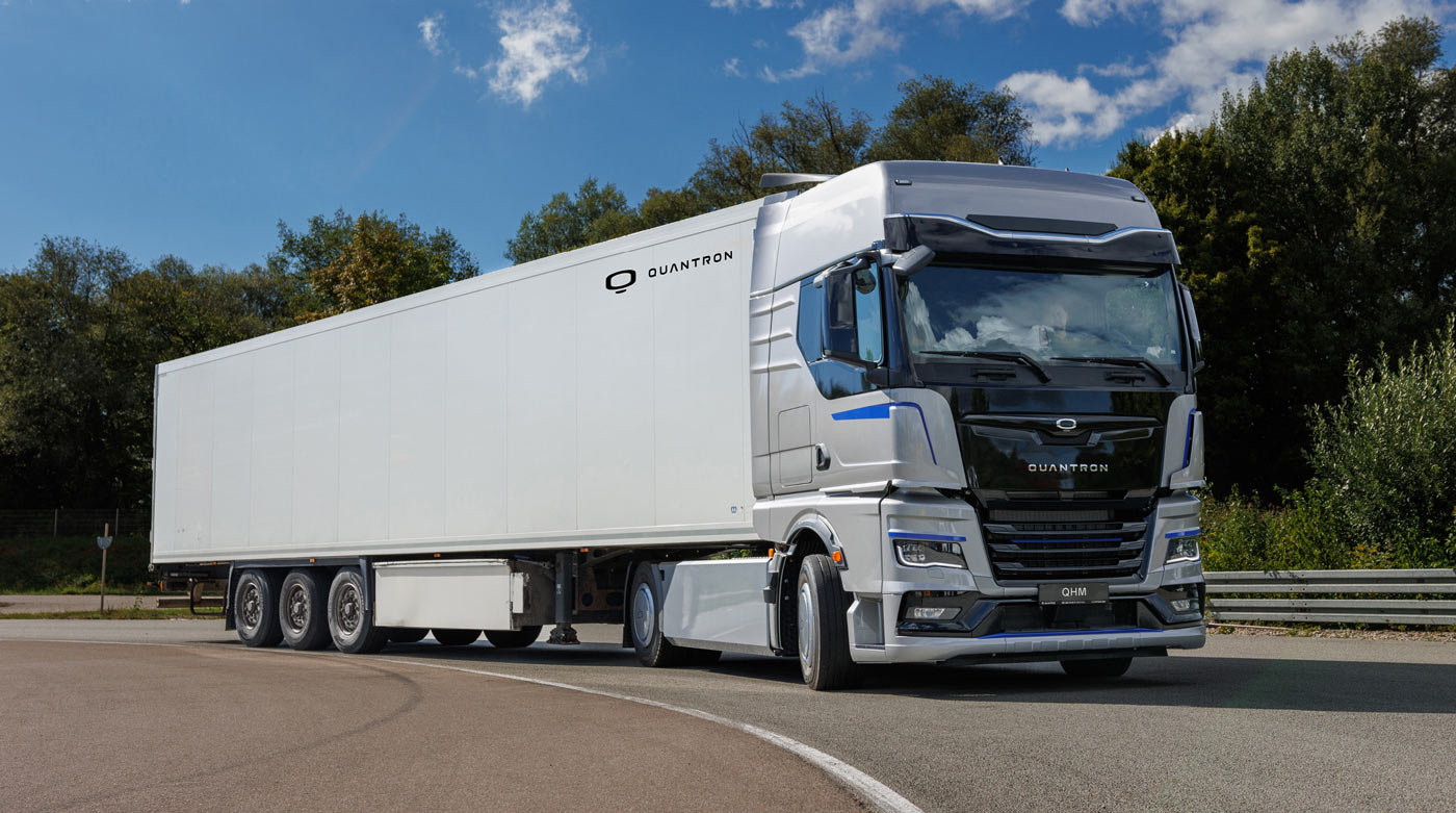 Le camion hydrogène de Quantron annonce 1500 km d'autonomie !