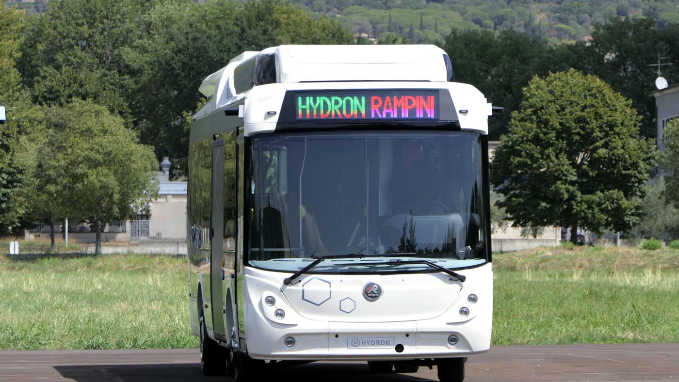 Rampini dévoile son minibus à hydrogène à grande autonomie