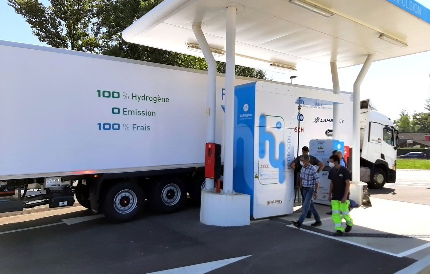 L'hydrogène, solution d'avenir pour le transport frigorifique