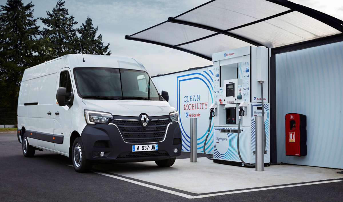 Renault lance ses utilitaires à hydrogène