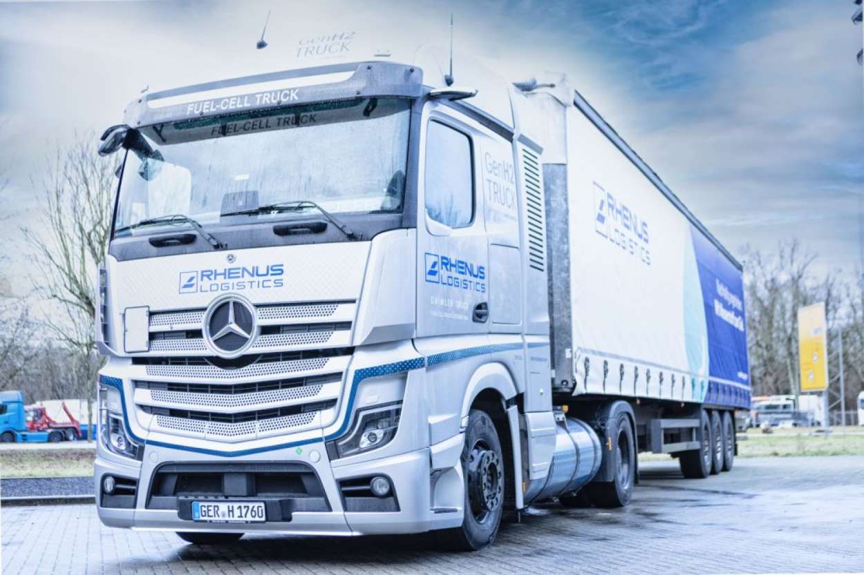 En Allemagne, le transporteur Rhenus entame les essais du Mercedes GenH2