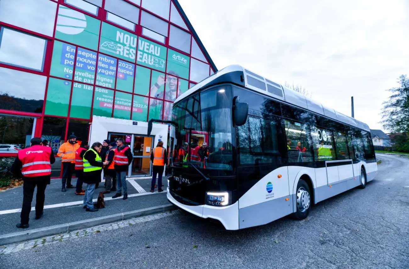 Le premier bus à hydrogène de la Métropole Rouen Normandie est arrivé