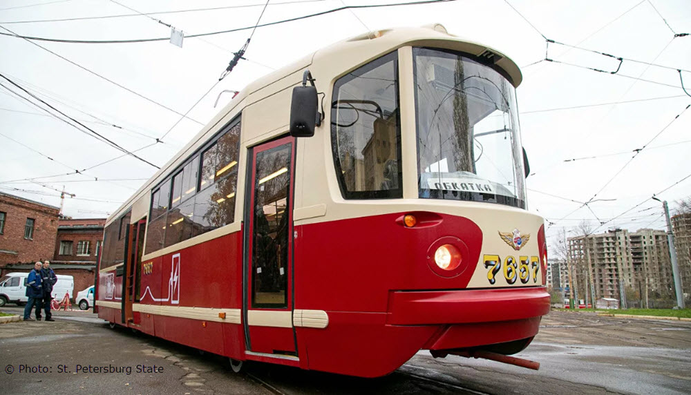 Un tramway à hydrogène en test à Saint-Pétersbourg