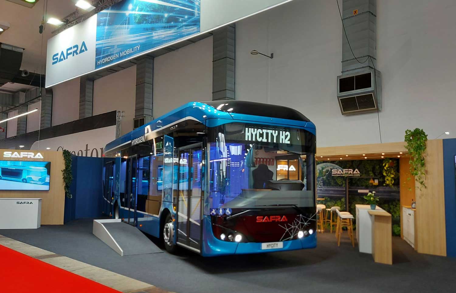 Bus hydrogène : le Safra HyCity fait sa grande première à Busworld