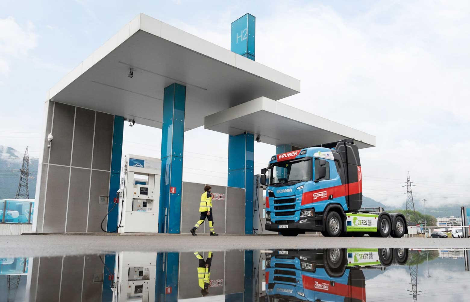 Jusqu'&agrave; 1000 km avec un plein... Scania teste son camion &agrave; pile hydrog&egrave;ne en conditions r&eacute;elles