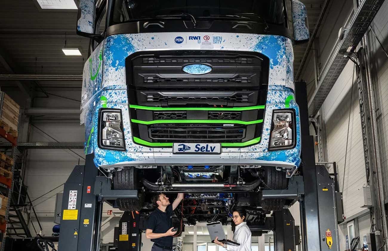 1000 km d'autonomie : ce kit &eacute;lectrique &agrave; prolongateur hydrog&egrave;ne est pr&ecirc;t &agrave; convertir les poids lourds diesel