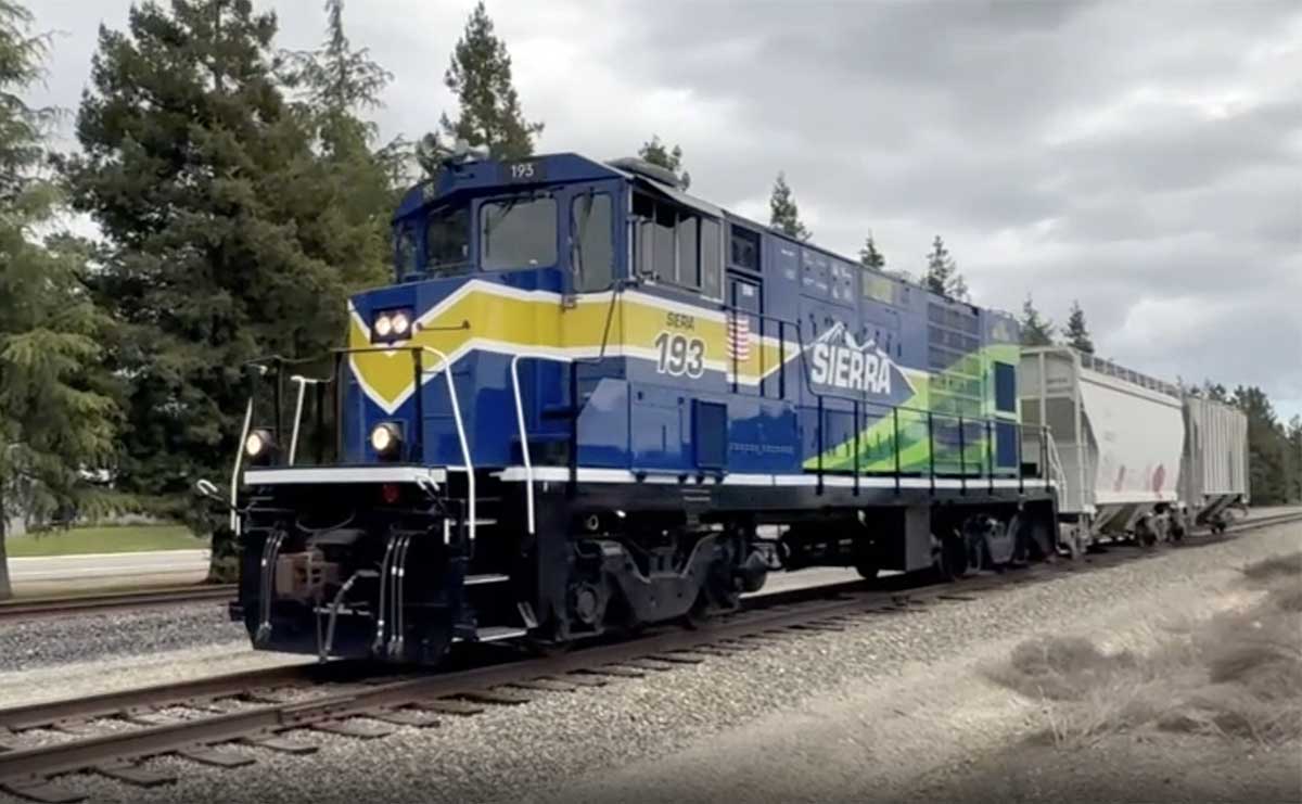 Sierra Northern teste avec succès une locomotive de manoeuvre à hydrogène