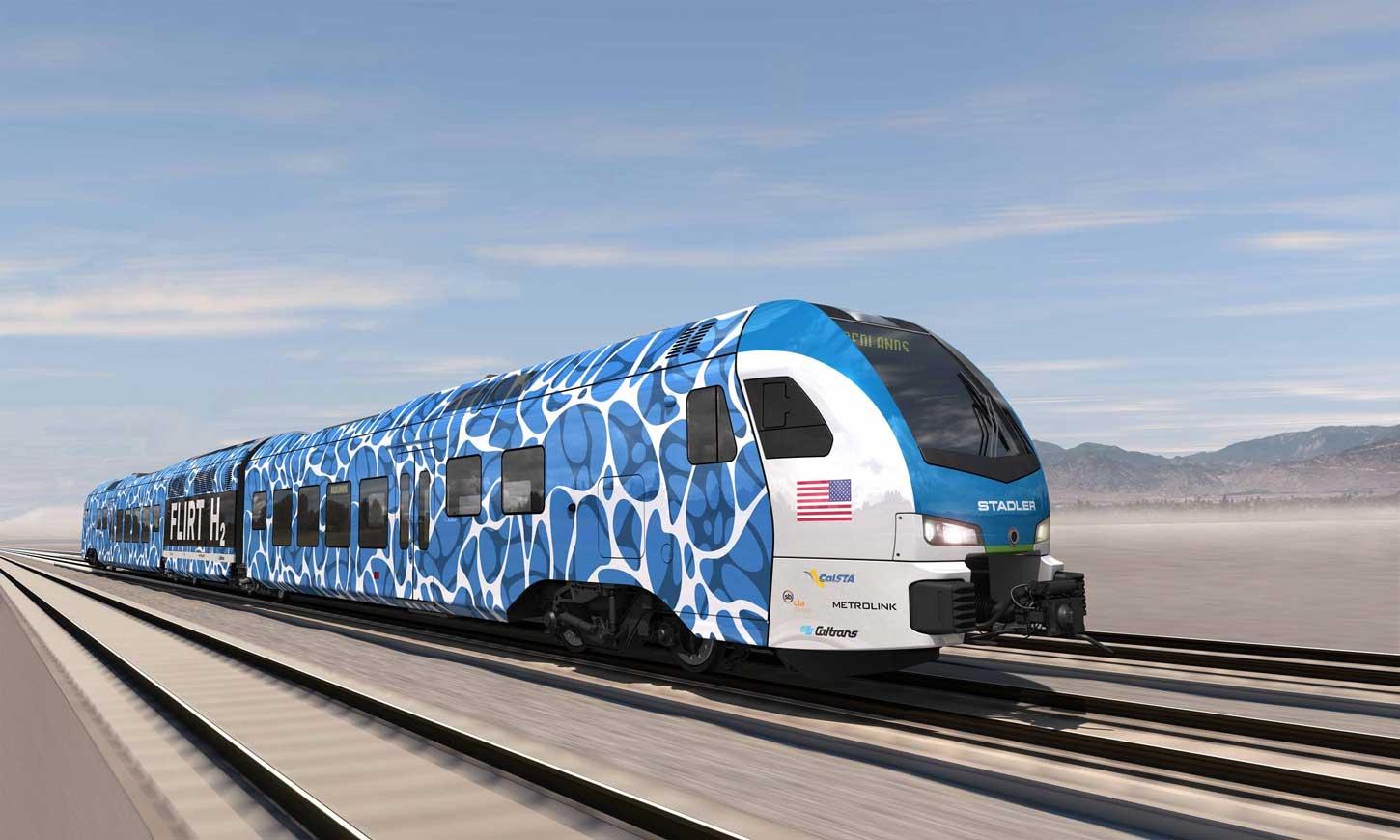 En Californie, le train à hydrogène est sur les rails