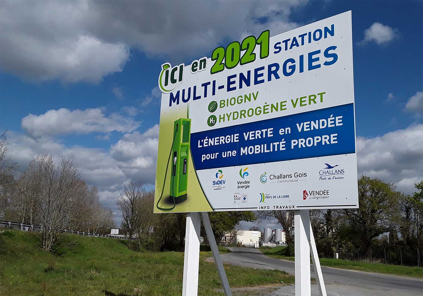 Vendée : une station hydrogène pour Challans d'ici fin 2021