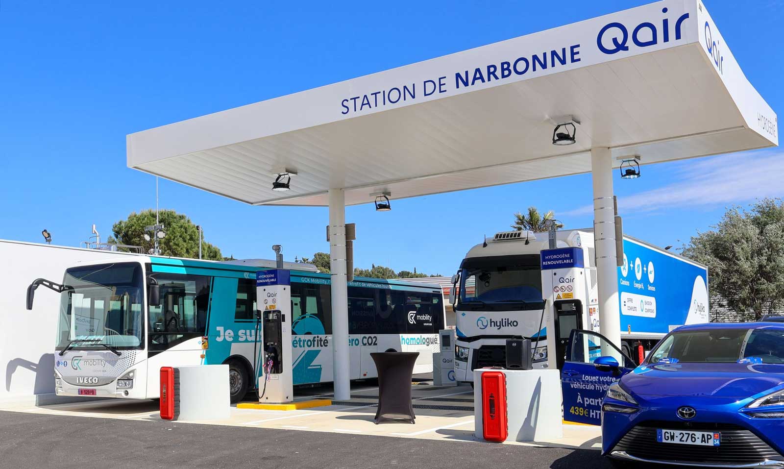 Qair inaugure une station hydrog&egrave;ne strat&eacute;gique &agrave; Narbonne