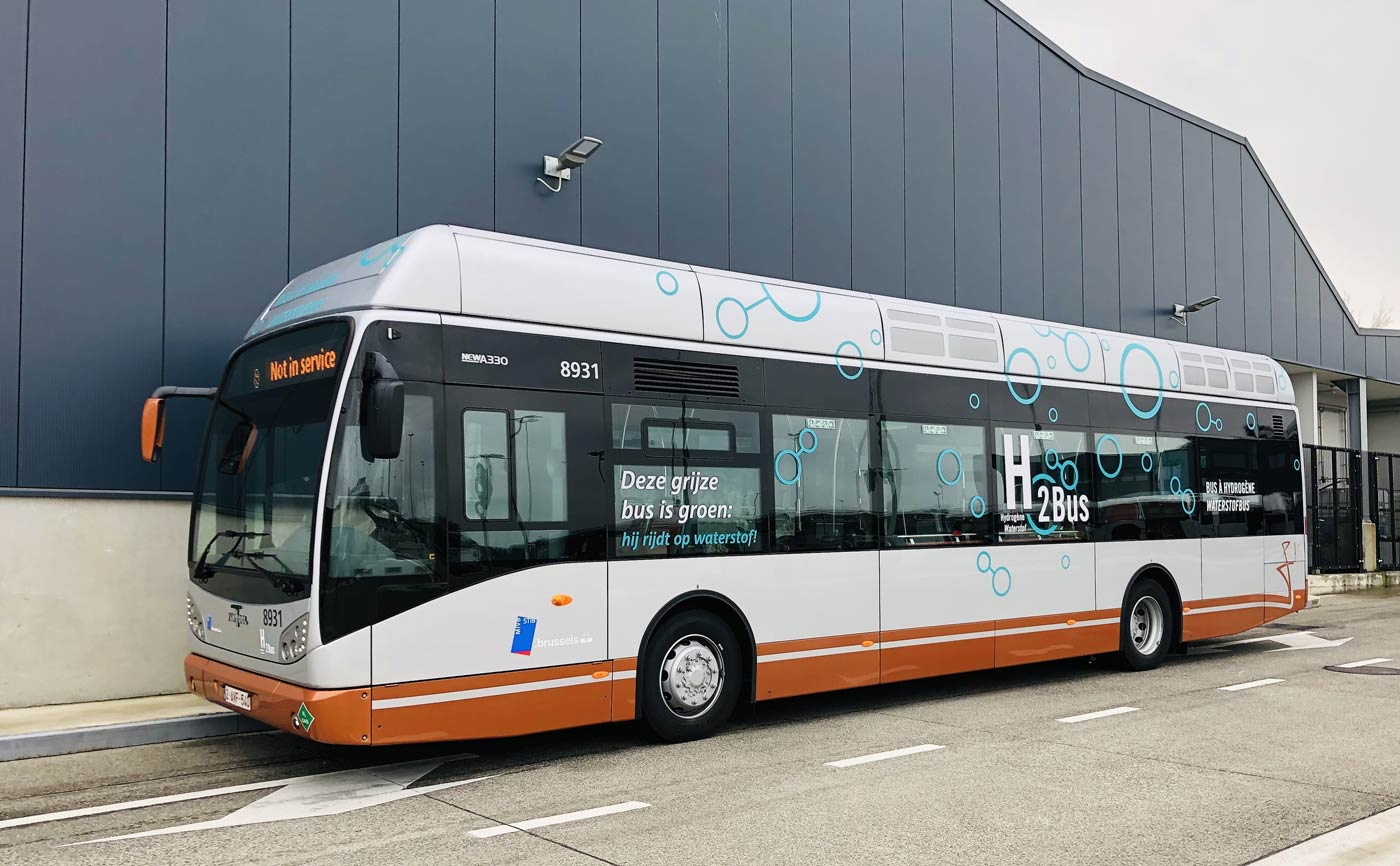A Bruxelles, la STIB teste son premier bus à hydrogène