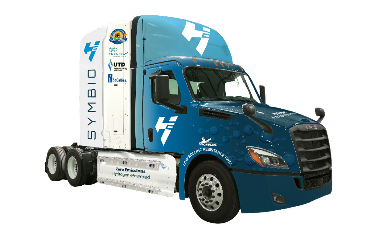 Le premier camion &agrave; hydrog&egrave;ne de Symbio annonce plus de 700 km d'autonomie