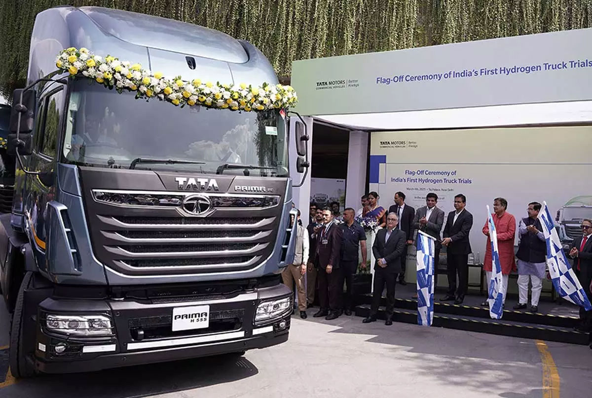 Avec 70 camions et bus &agrave; hydrog&egrave;ne, l'Inde lance un test grandeur nature