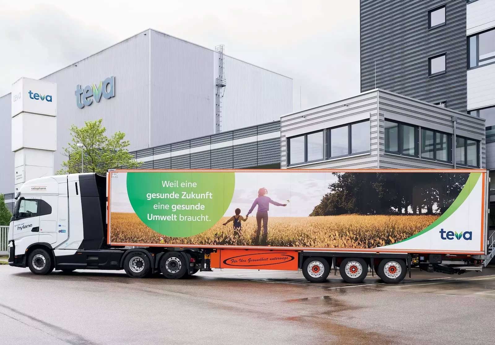 En Allemagne, ce groupe pharmaceutique re&ccedil;oit son premier camion &agrave; hydrog&egrave;ne