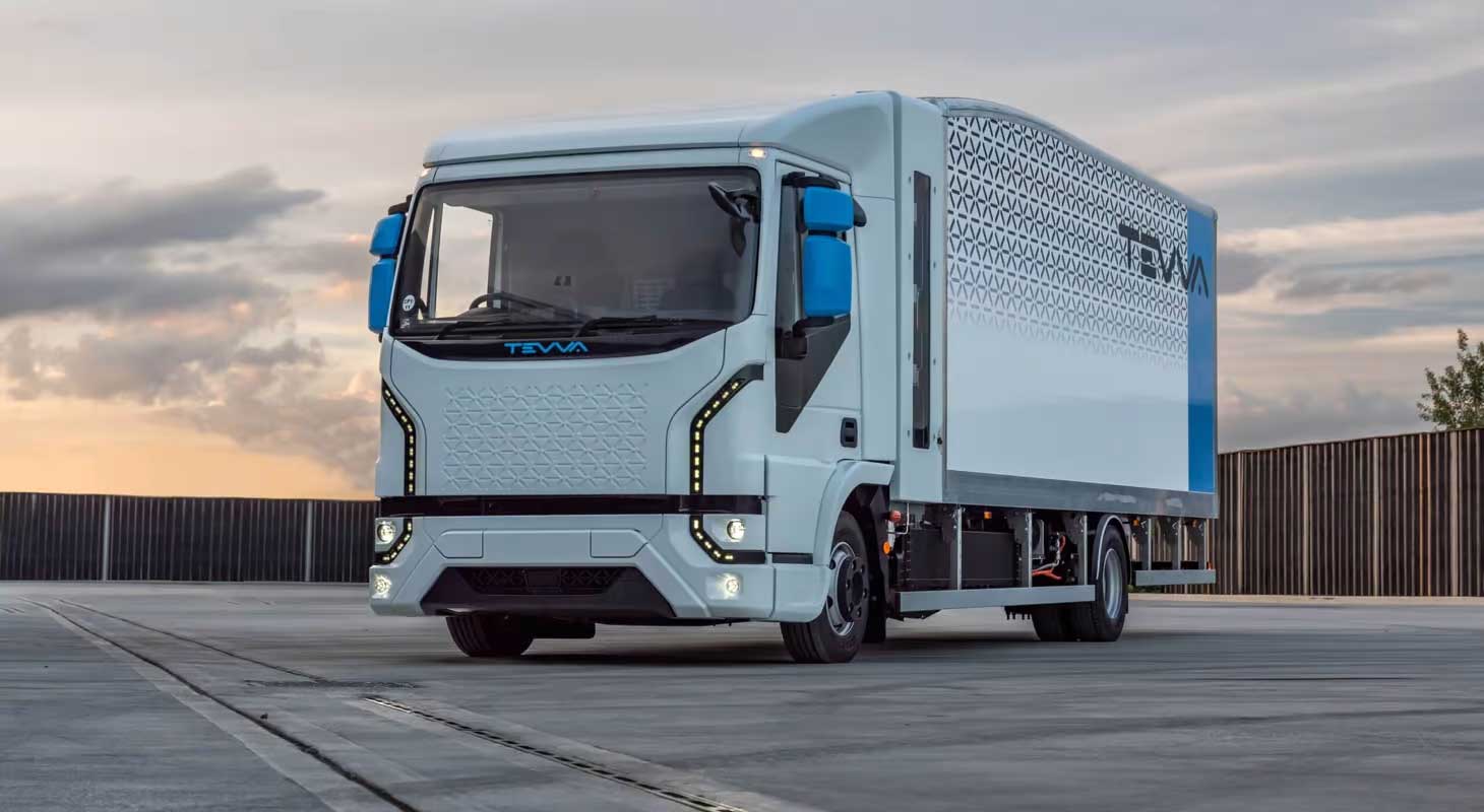 Tevva présente son premier camion à hydrogène