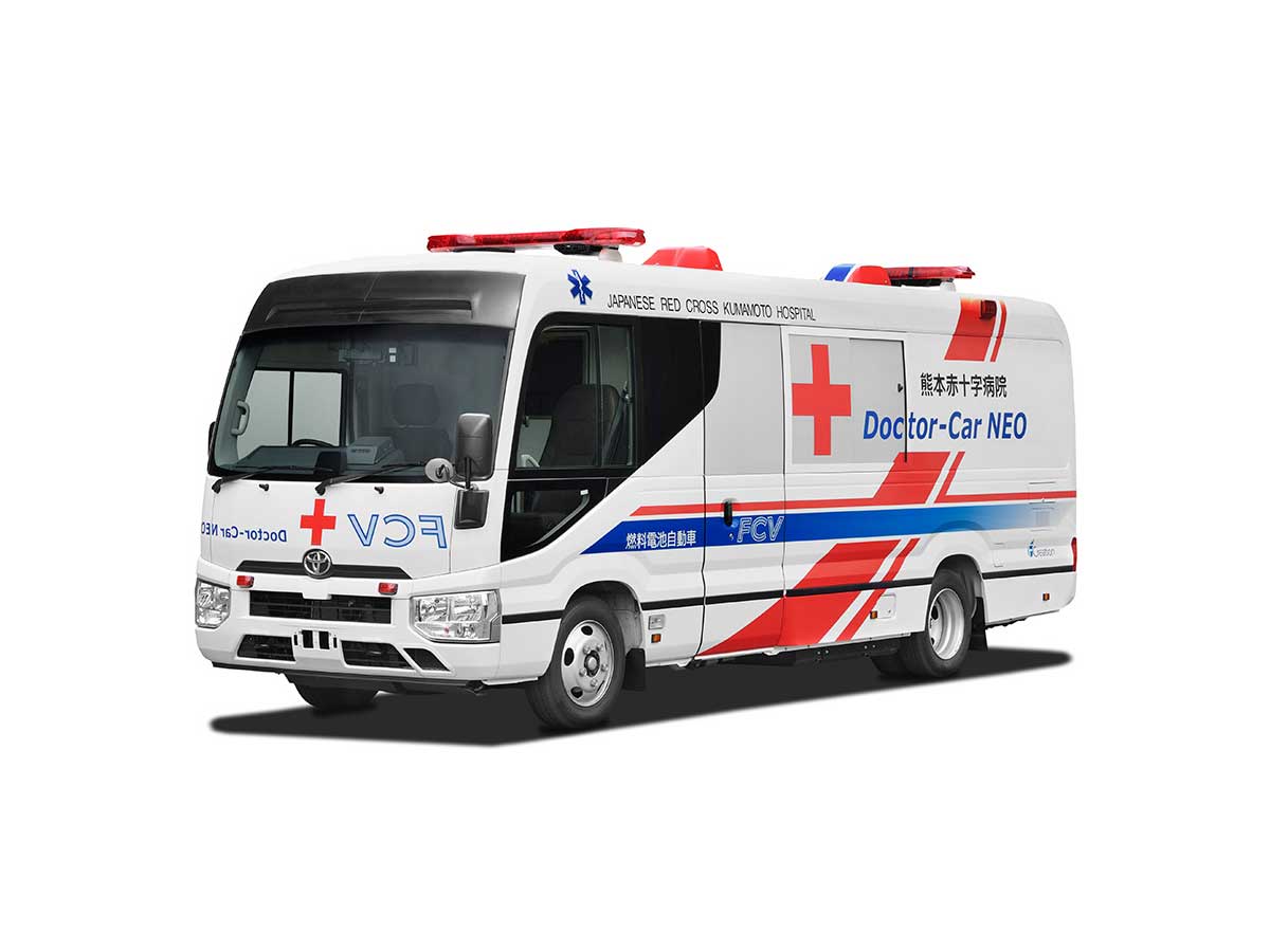 La Croix-Rouge et Toyota vont tester la première clinique mobile à hydrogène