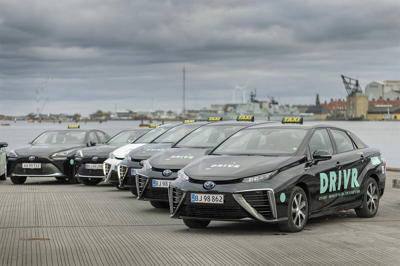 Une flotte de taxis à hydrogène pour Copenhague