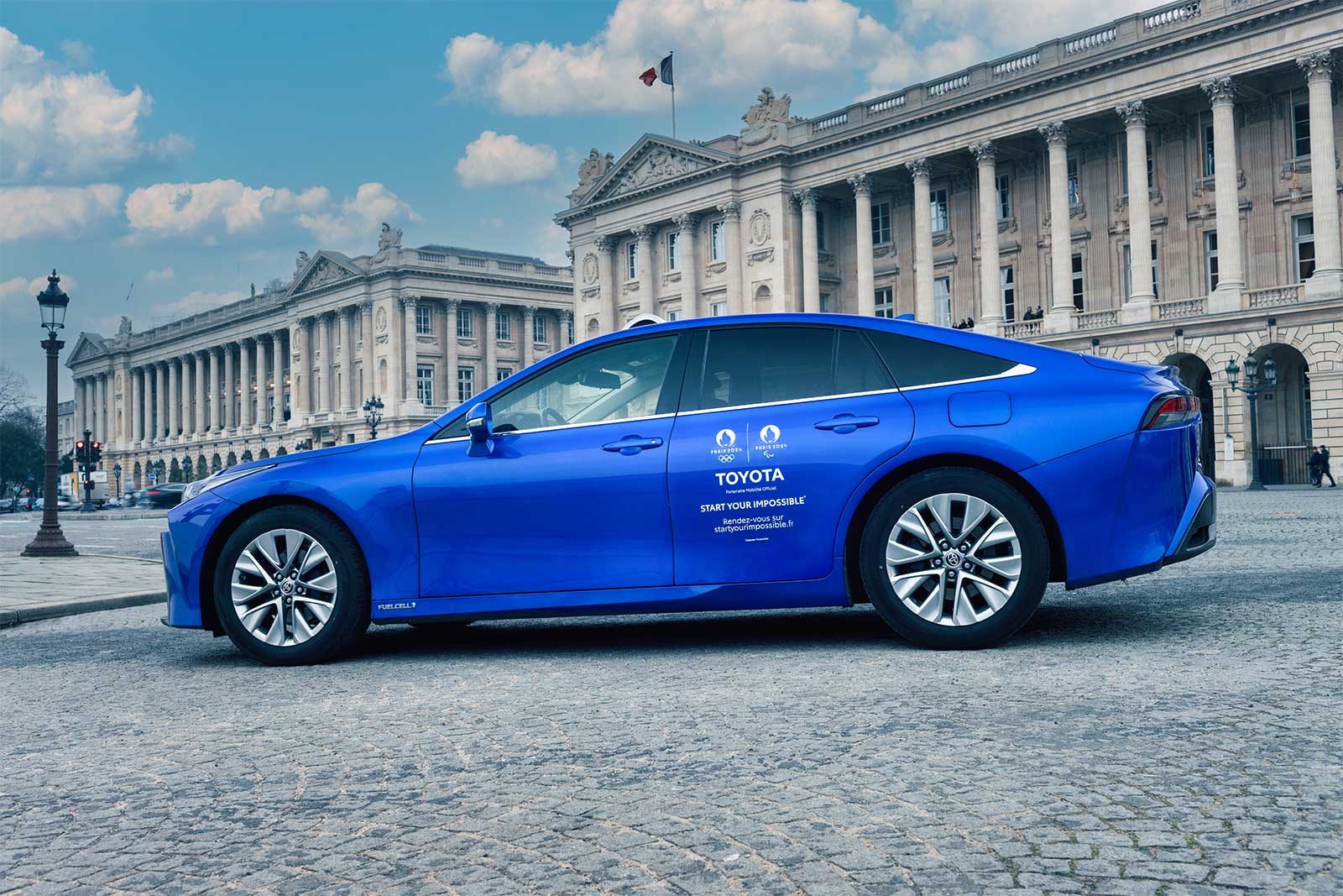 Voiture hydrogène : 500 Toyota Mirai pour les JO de Paris 2024