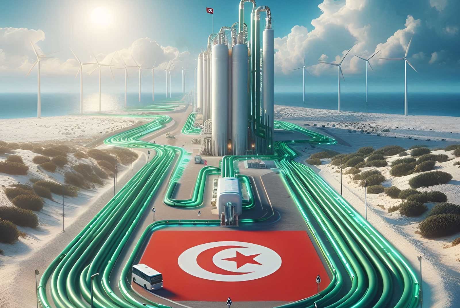 Avec TotalEnergies, la Tunisie accélère sur l'hydrogène vert