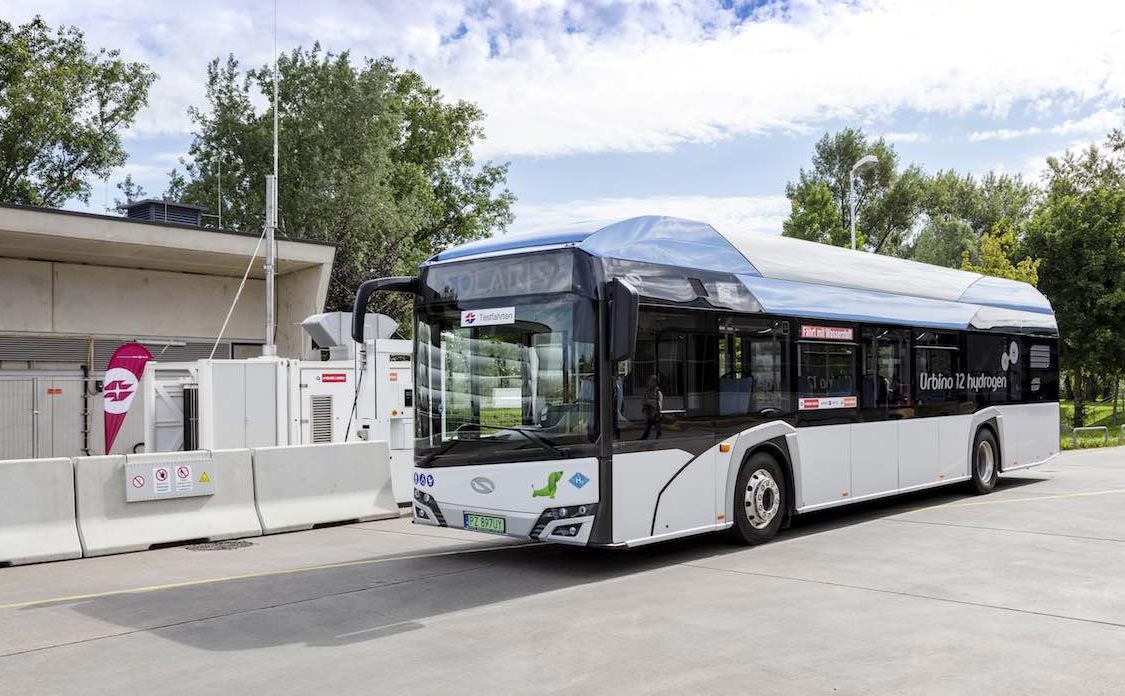 Vienne teste le bus hydrogène Solaris Urbino 12