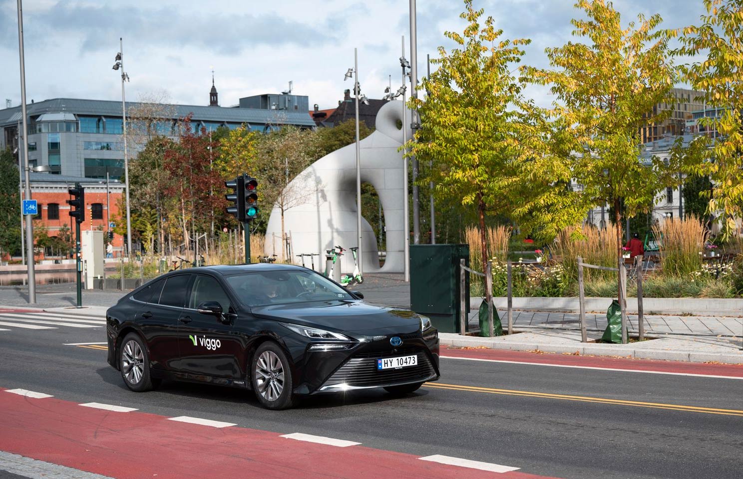 Les premiers taxis à hydrogène débarquent en Norvège