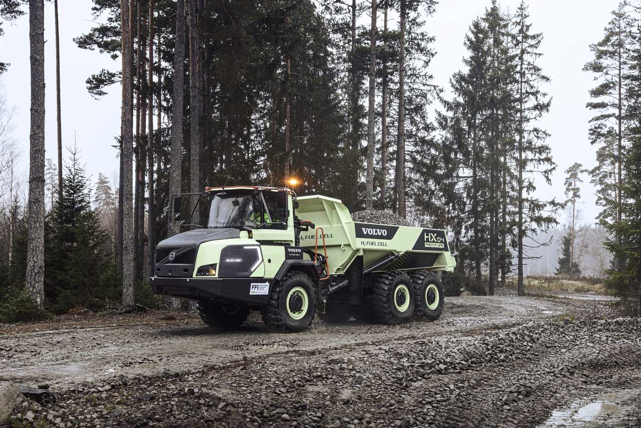 Volvo teste le premier camion articulé à hydrogène au monde
